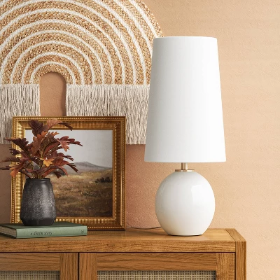 Marble Table Lamp Off-White - Threshold™ 1 Marble Table Lamp Off-White - Threshold™