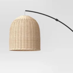 Addison Arc Floor Lamp With Natural Rattan Shade - Threshold™ 7 Addison Arc Floor Lamp With Natural Rattan Shade - Threshold™ -Lighting Direct GUEST f0a65e9b 915e 44cf b86d b7a12da8e8a2