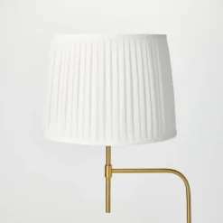 Adjustable Floor Lamp Brass Iron With Pleated Shade - Threshold™ Designed With Studio McGee 6 Adjustable Floor Lamp Brass Iron With Pleated Shade - Threshold™ Designed With Studio McGee -Lighting Direct GUEST f12e2a38 516f 4c34 9b60 6505701f5116