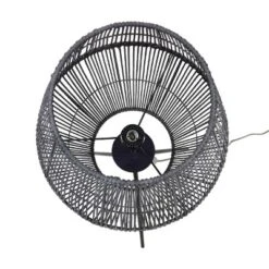 Diamond Tripod Floor Lamp Black With Rattan Shade (Includes LED Light Bulb) - Threshold™: Nautical Standing Illumination -Lighting Direct GUEST fdd99da4 1eb6 4ca9 8363 f65a40cfc09f