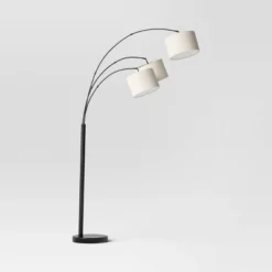 Avenal 3-Head Shaded Arc Floor Lamp Black - Threshold™ -Lighting Direct GUEST fe123fcf 6ac6 48b7 bb18 feb836d7775f